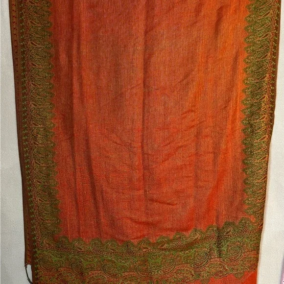 Pashmina Silk Blend Scarf - Picture 6 of 8